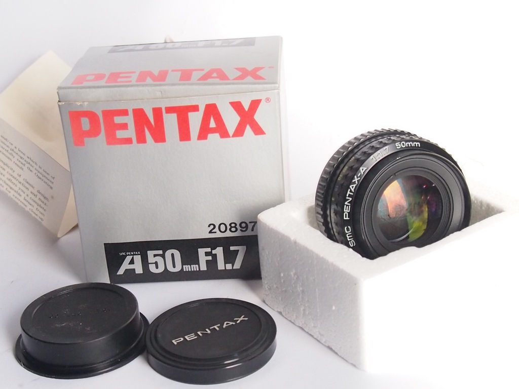 Obiektyw Pentax Pentax-A 1.7/50 f/1.7 50mm nowy !!