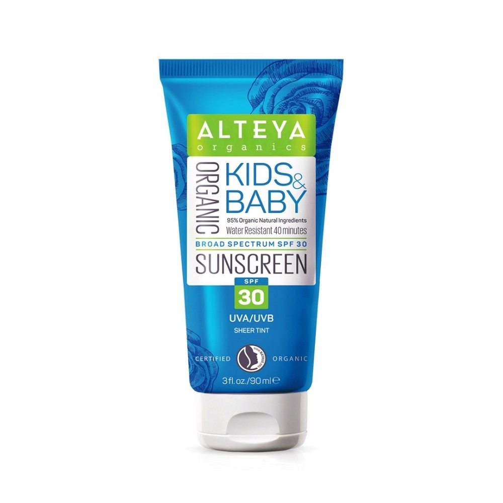 Alteya Kids & Baby Organic Sunscreen krem do op P1