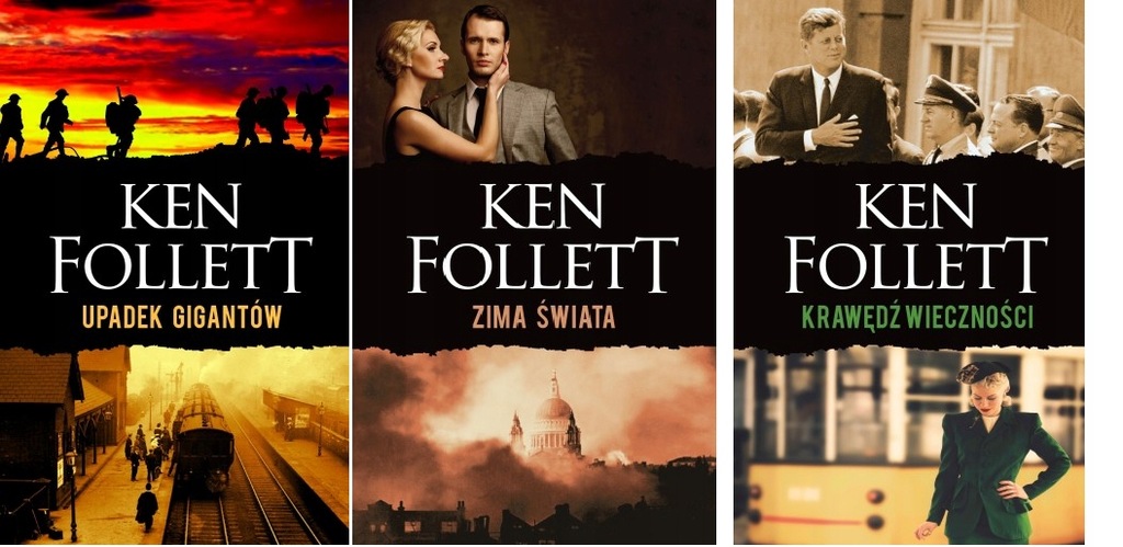 Ken Follett Upadek gigantów 3 tomy