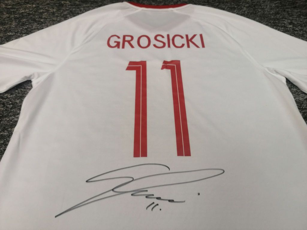 Kamil Grosicki - koszulka z autografem