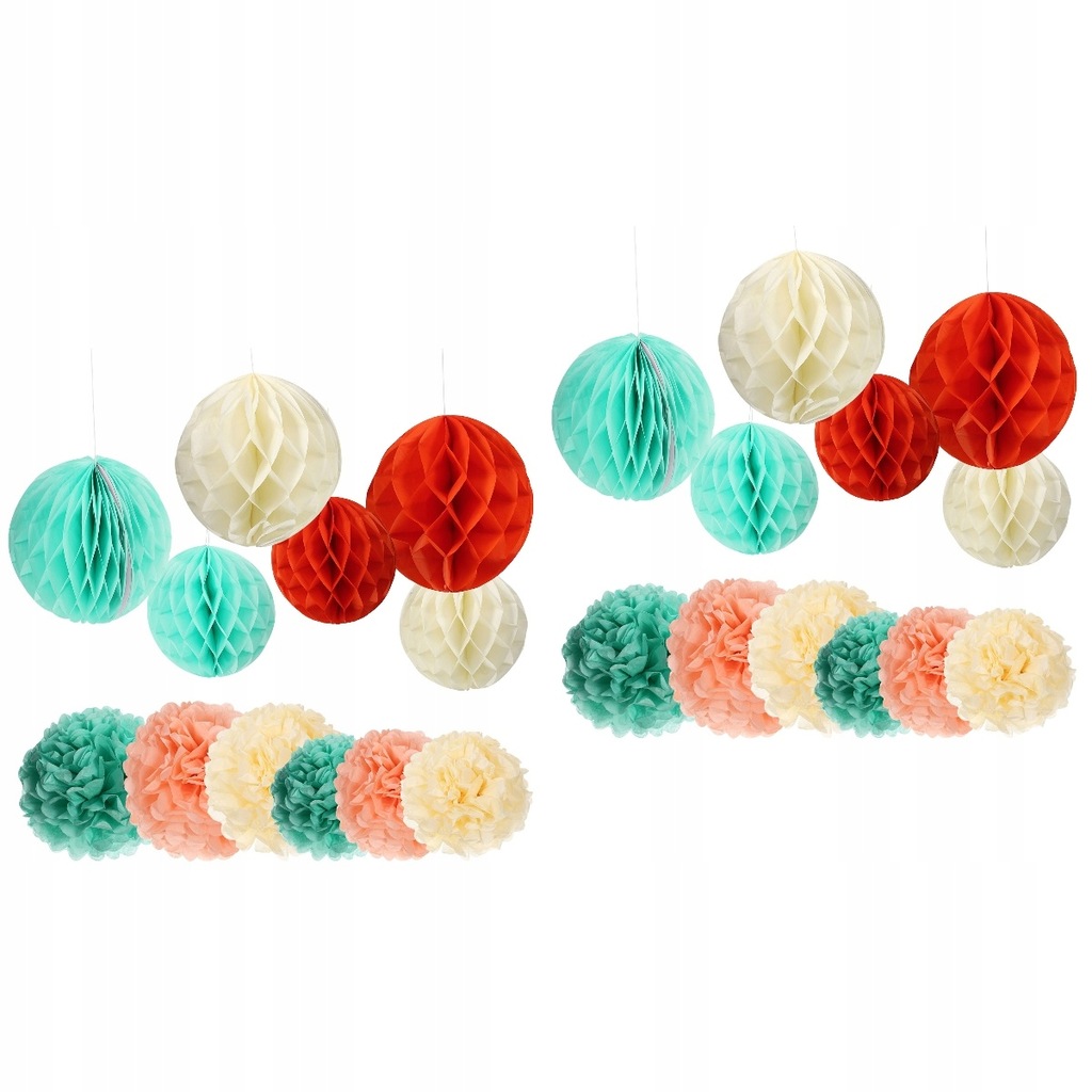 Paper Lantern Ceiling Decor Paper Balls Art 2 Sets 13436595242