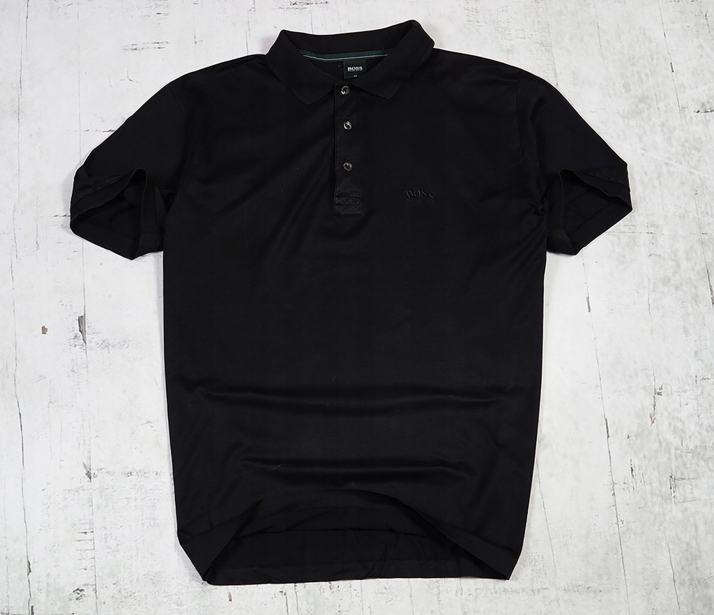 HUGO BOSS _ KOSZULKA POLO _ L _ BLACK _ 2021