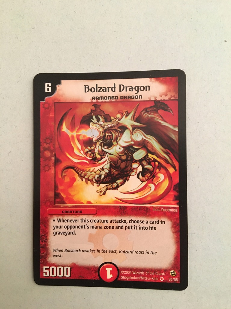 Duel Masters Bolzard Dragon Foil DM02 35/55