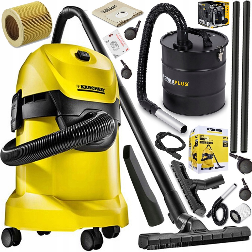 ODKURZACZ KARCHER WD3 SEPARATOR DO KOMINKA POPIOŁU