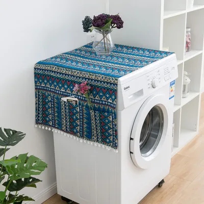Dustproof Washing Machine Cover With Pocket Single