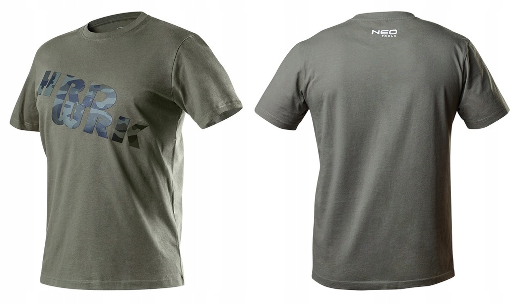 Koszulka T-SHIRT CAMO OLIVE roz S NEO 81-612-S