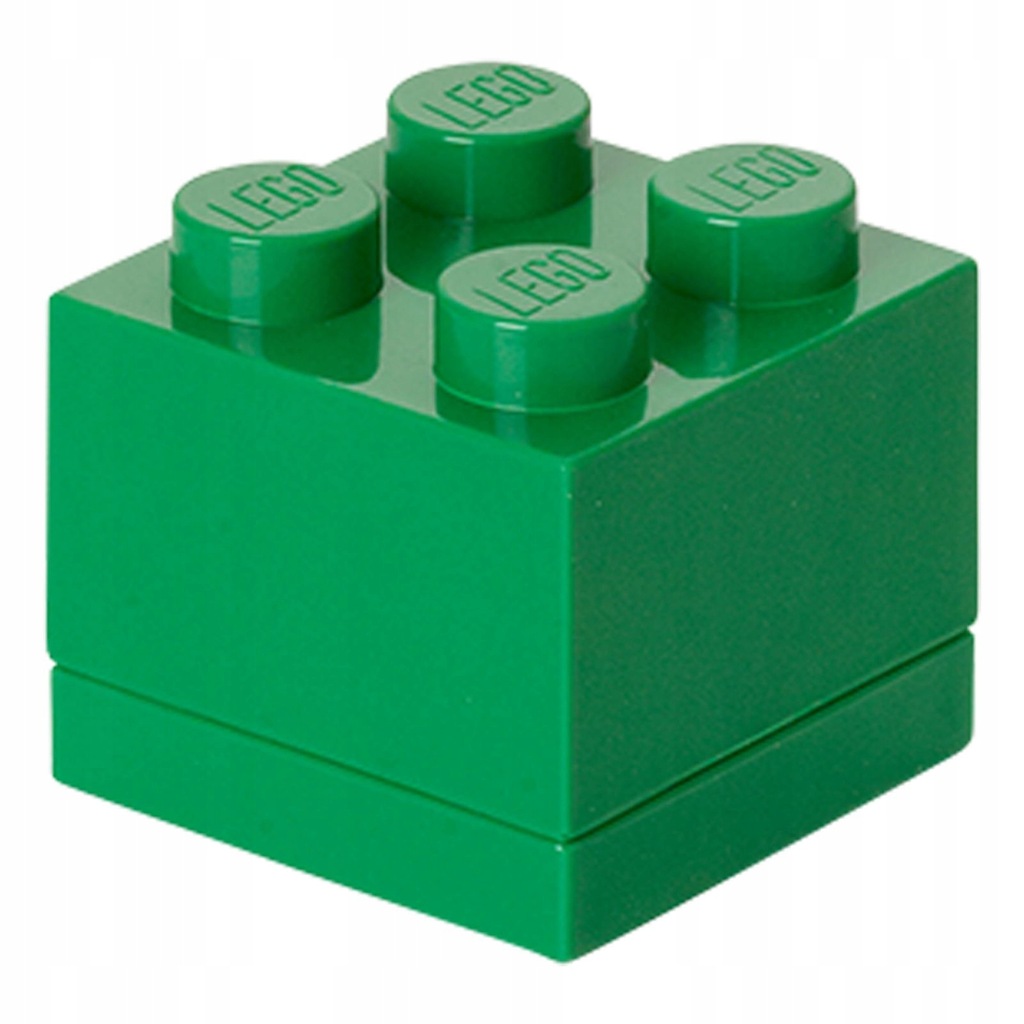 MINIPUDEŁKO KLOCEK LEGO 4 (ZIELONE) (40111734) [KLOCKI]