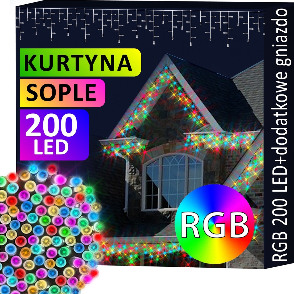 Купить SOPLE 200 Светодиодная световая завеса + цоколь + RGB: отзывы, фото, характеристики в интерне-магазине Aredi.ru