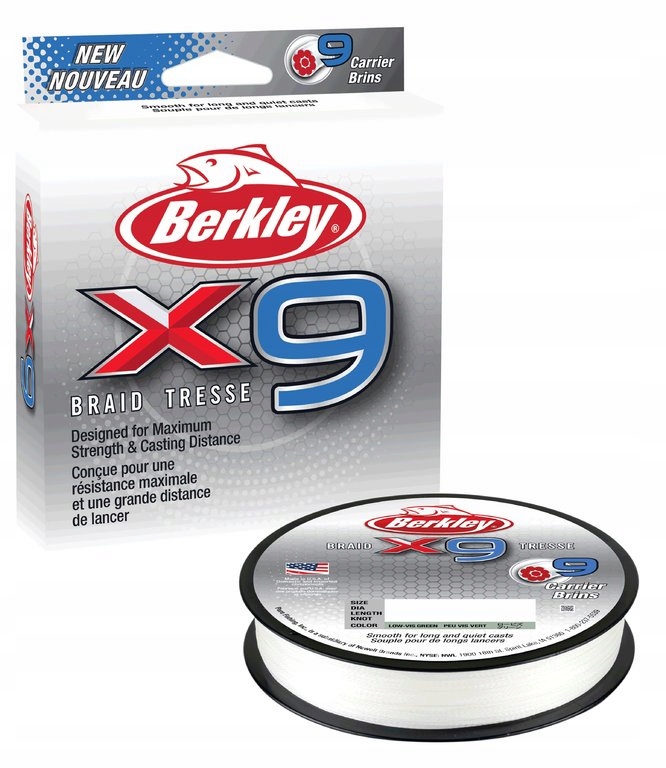 Plecionka Berkley X9 Braid Crystal 0,20mm / 150m