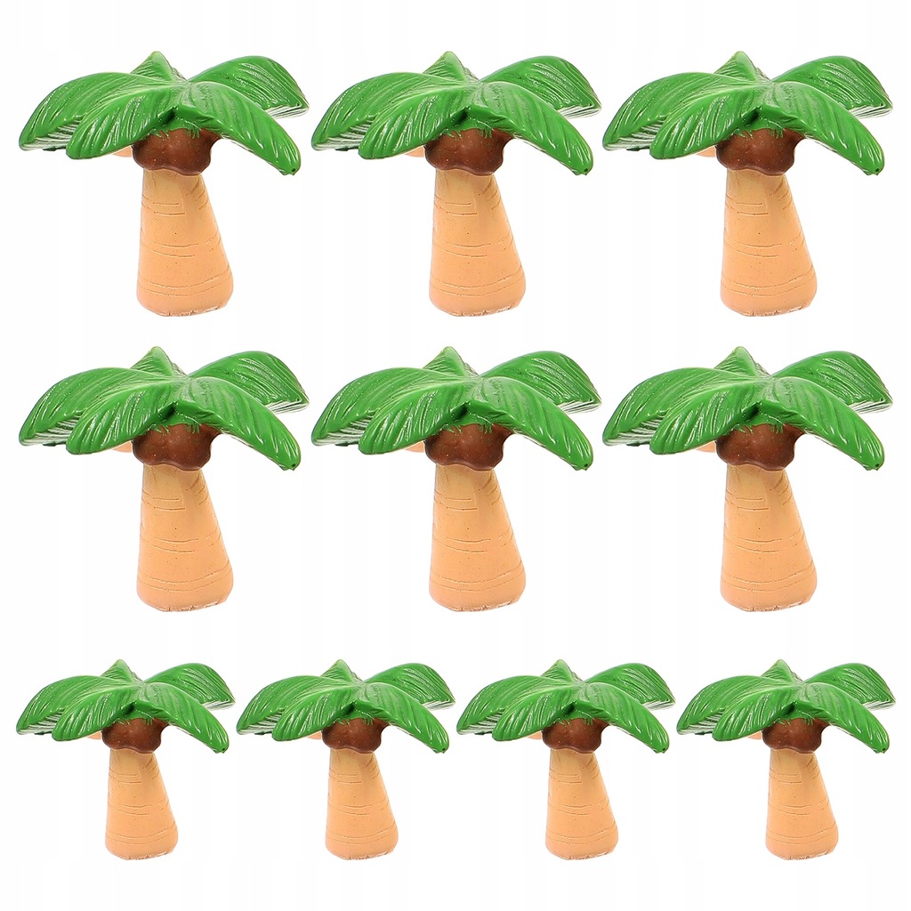 10pcs Miniature Coconuts Tree Models Mini