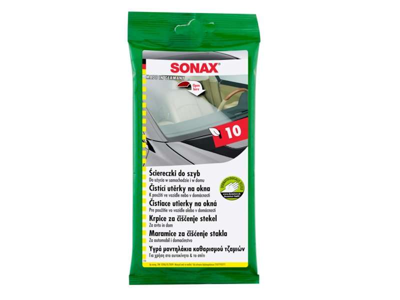 SONAX ŚCIERECZKI DO SZYB 10 szt 415000