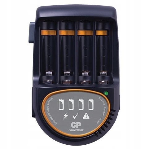 Купить Зарядное устройство + 2 аккумуляторные батареи AA-1300 (GP KB02GS2A-BC2) 