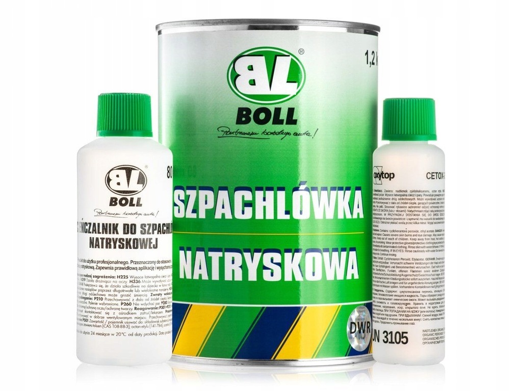 BOLL Szpachlówka natryskowa SZPACHLA zestaw