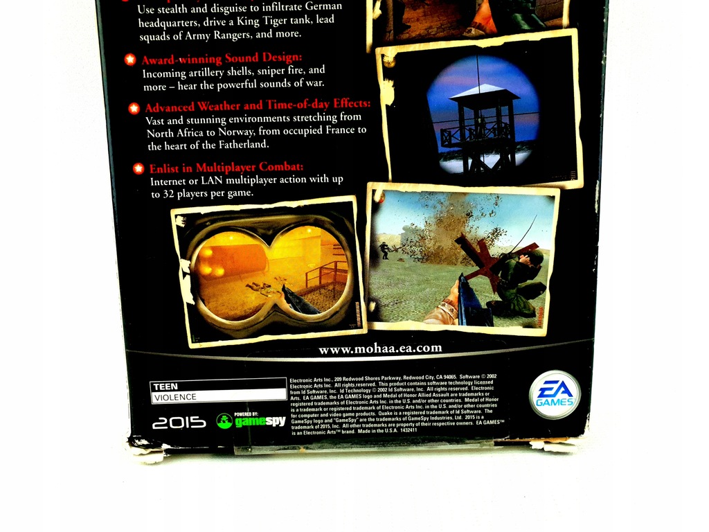 Купить MEDAL OF HONOR ALLIED ASSAULT MINI BIG BOX PC США: отзывы, фото ...