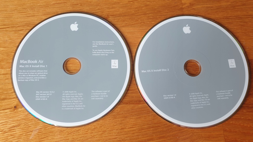 MAC OS X INSTALL DISK