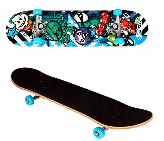 DESKOROLKA KLASYCZNA SKATEBOARD KLON ABEC-3 100kg