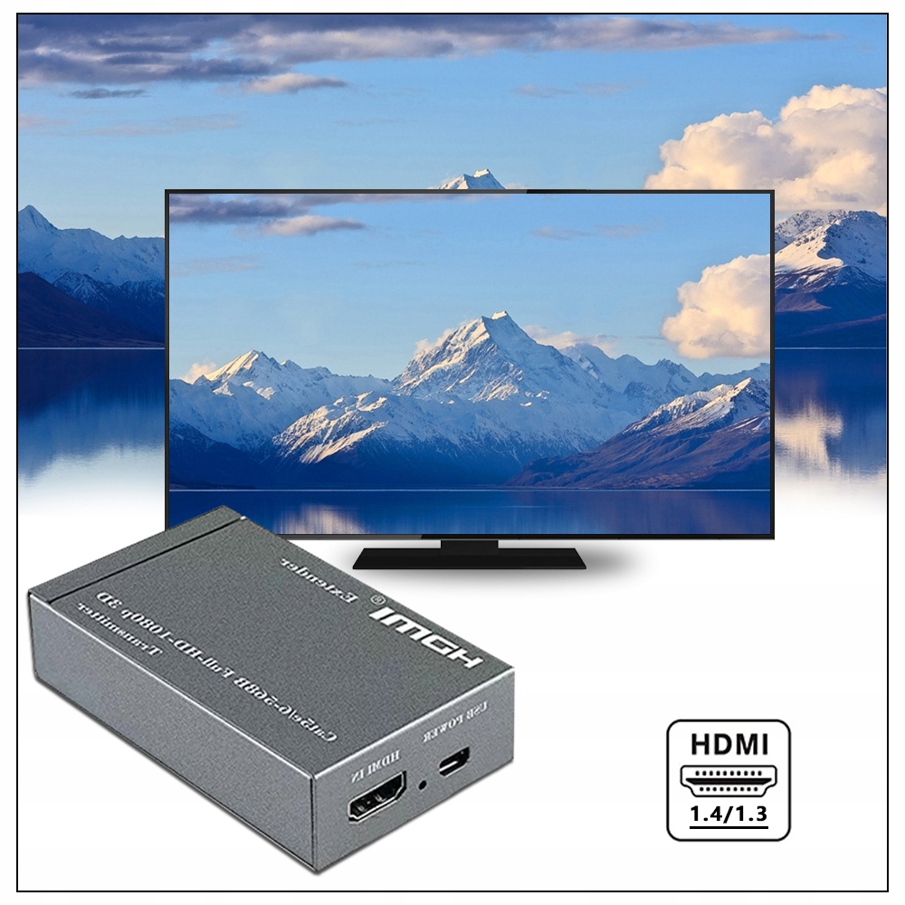 Купить До 196 футов 60 м Full HD 1080P HDMI Ethernet: отзывы, фото, характеристики в интерне-магазине Aredi.ru