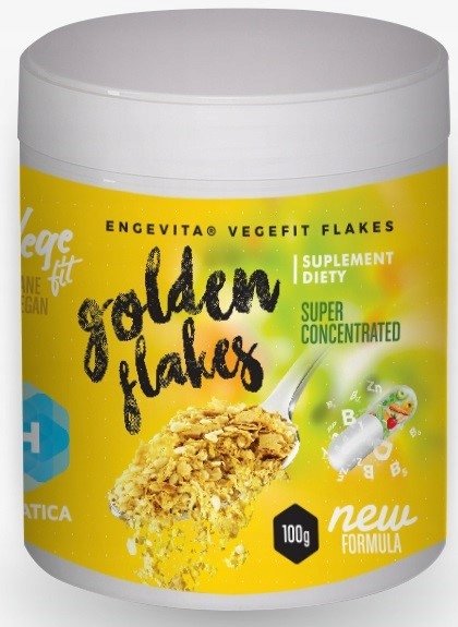 Hepatica Golden Flakes 100 g żywność wegetariańska