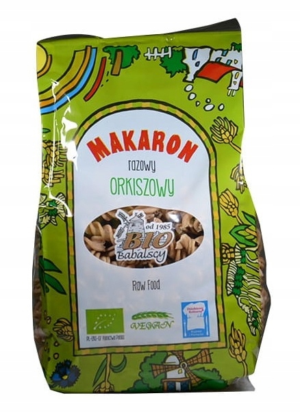 MAKARON (ORKISZOWY RAZOWY) ŚWIDERKI BIO 400 g -