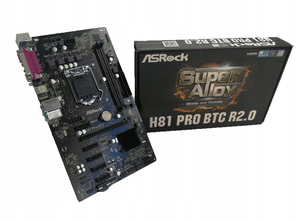 Купить Материнская плата ASRock H81 PRO BTC R2.0 BITCOIN формата ATX: отзывы, фото, характеристики в интерне-магазине Aredi.ru