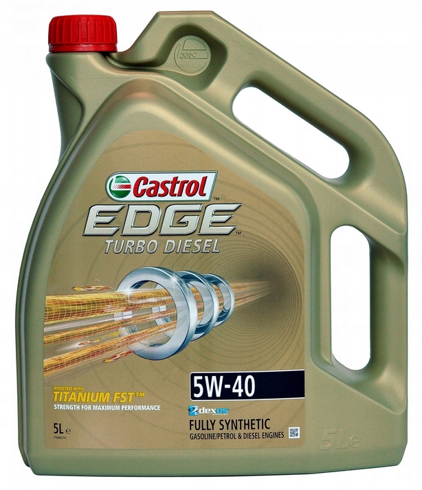 OLEJ CASTROL EDGE TURBO DIESEL TITANIUM 5W40 5L