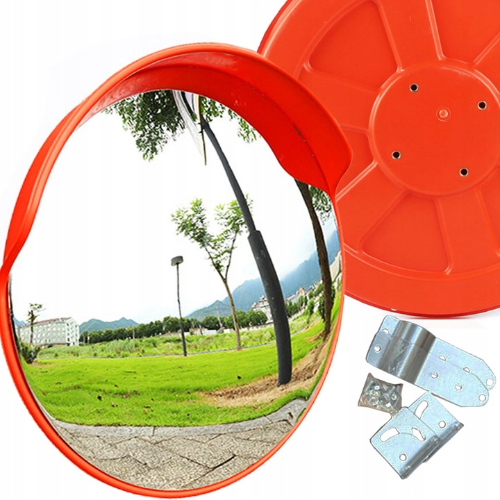 LUSTRO DROGOWE MAGAZYNOWE 45 CM 450 MM + UCHWYT PARKINGOWE SFERYCZNE OUTLET