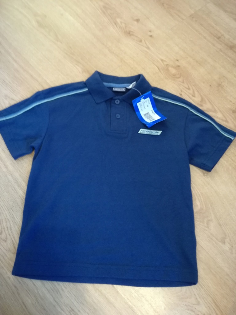 Reebok nowa bluzka polo 128/8 lat dla modnego