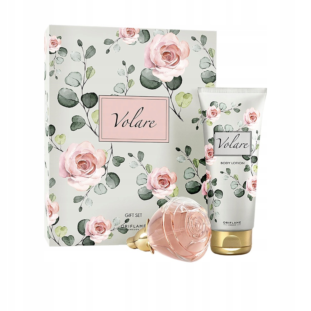 Oriflame Zestaw Woda perfumowana VOLARE Róża+ krem