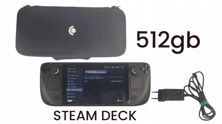KONSOLA STEAM DECK 512GB ETUI + ZAS