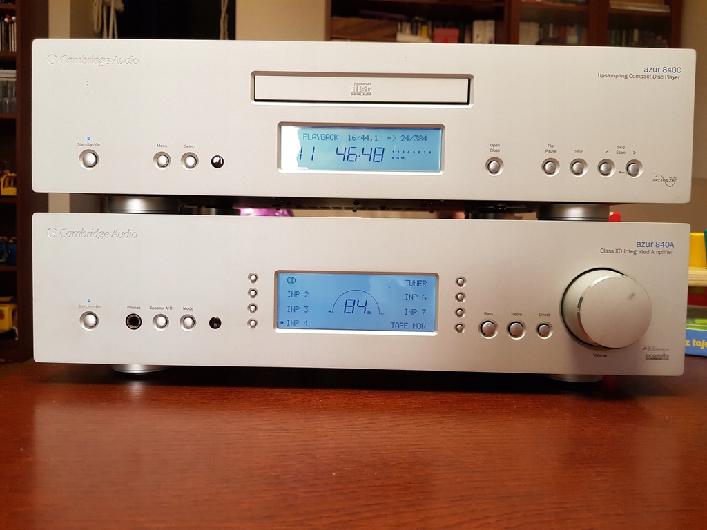 Cambridge Audio 840c 840a cd-dac i wzmacniacz