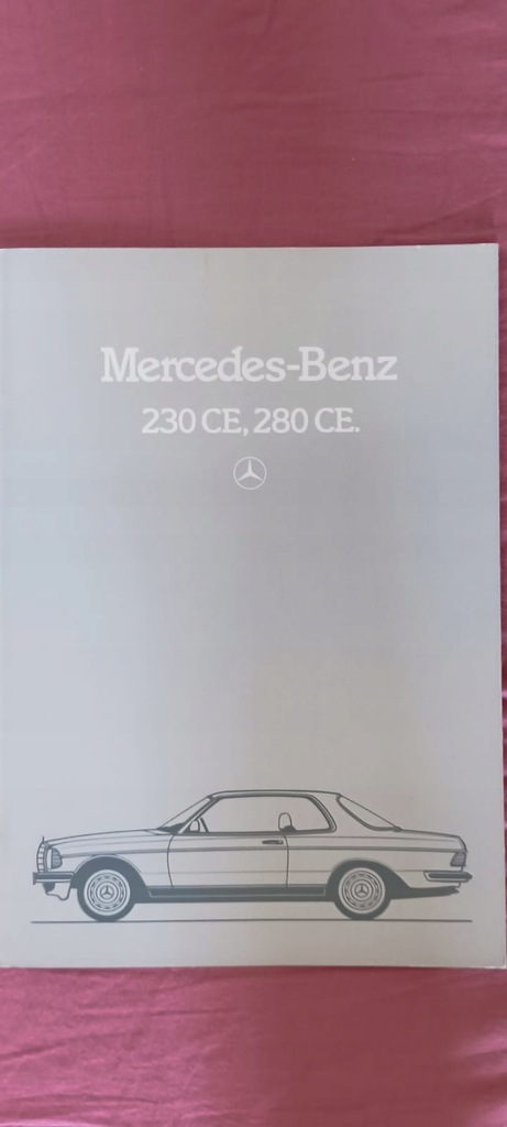 Prospekt Mercedes Benz w123 coupe RARYTAS Z 1978 ROKU