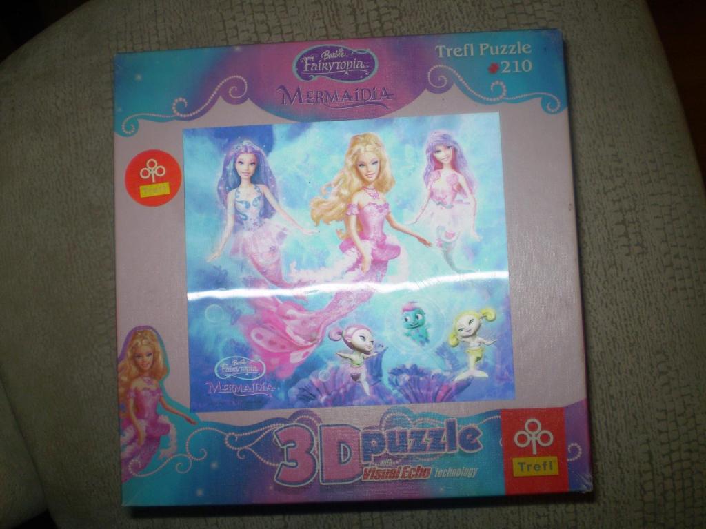 Puzzle- 3D Barbie, Mermaidia