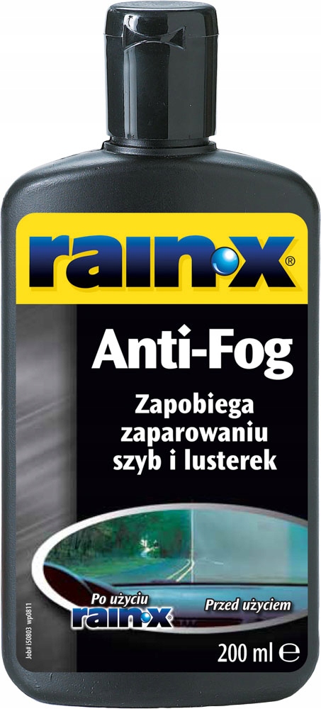 ZAPOBIEGA ZAPAROWANIU SZYB I LUSTEREK 200ML RAIN-X