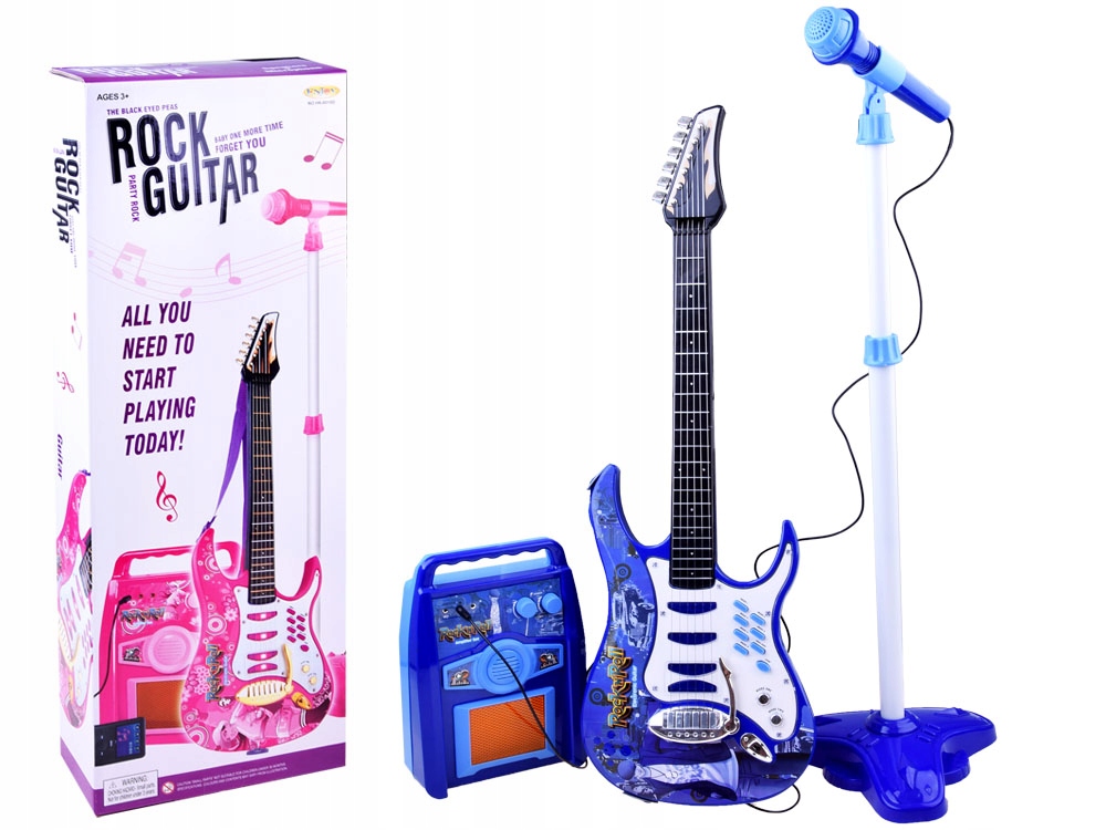 Duża Gitara elektryczna Mikrofon Wzmacniacz IN0018 7620267838