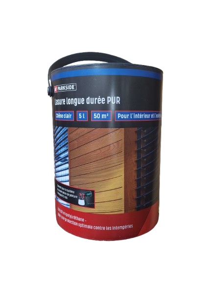 Transparentny impregnat poliuretanowy PARKSIDE do drewna, 5 l, jasny dąb