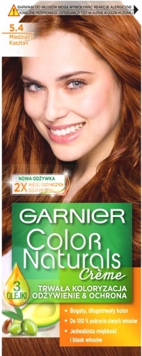 GARNIER FARBA Color Naturals 5.4 - Miedziany brąz