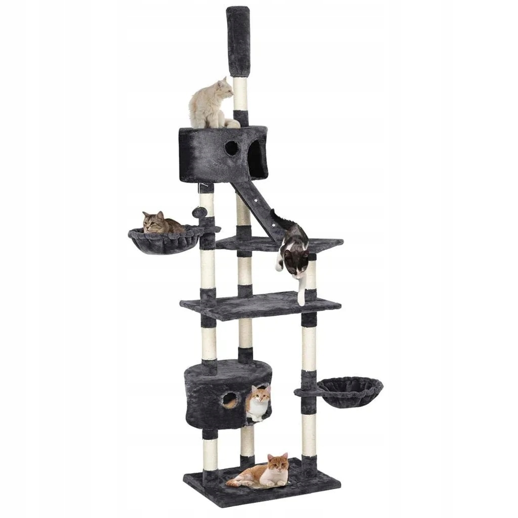 DRAPAK SUFITOWY, drapak wysoki, słupek do drapania Yaheetech 610837DG