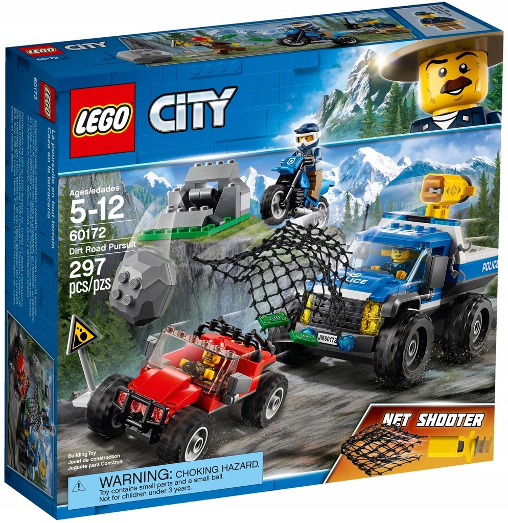 Купить LEGO CITY: Погоня по горной дороге (60172): отзывы, фото, характеристики в интерне-магазине Aredi.ru