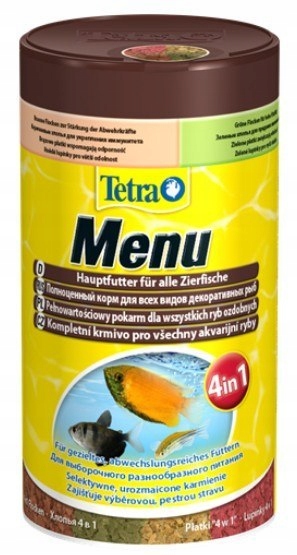 Tetra Menu - mix płatków w czterech przegrodach -