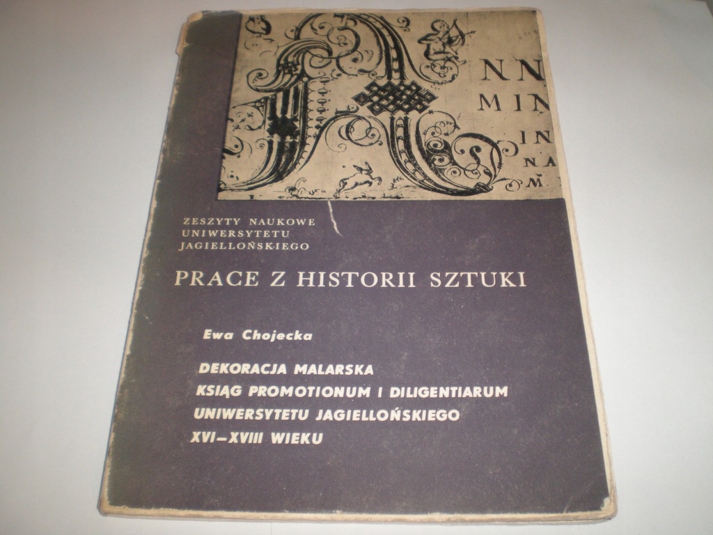 Dekoracja malarska ksiąg promotionum... ( UJ )