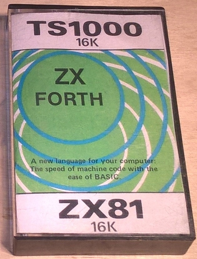 Retro KASETA ZX81 Sinclair TIMEX TS1000 16K FORTH