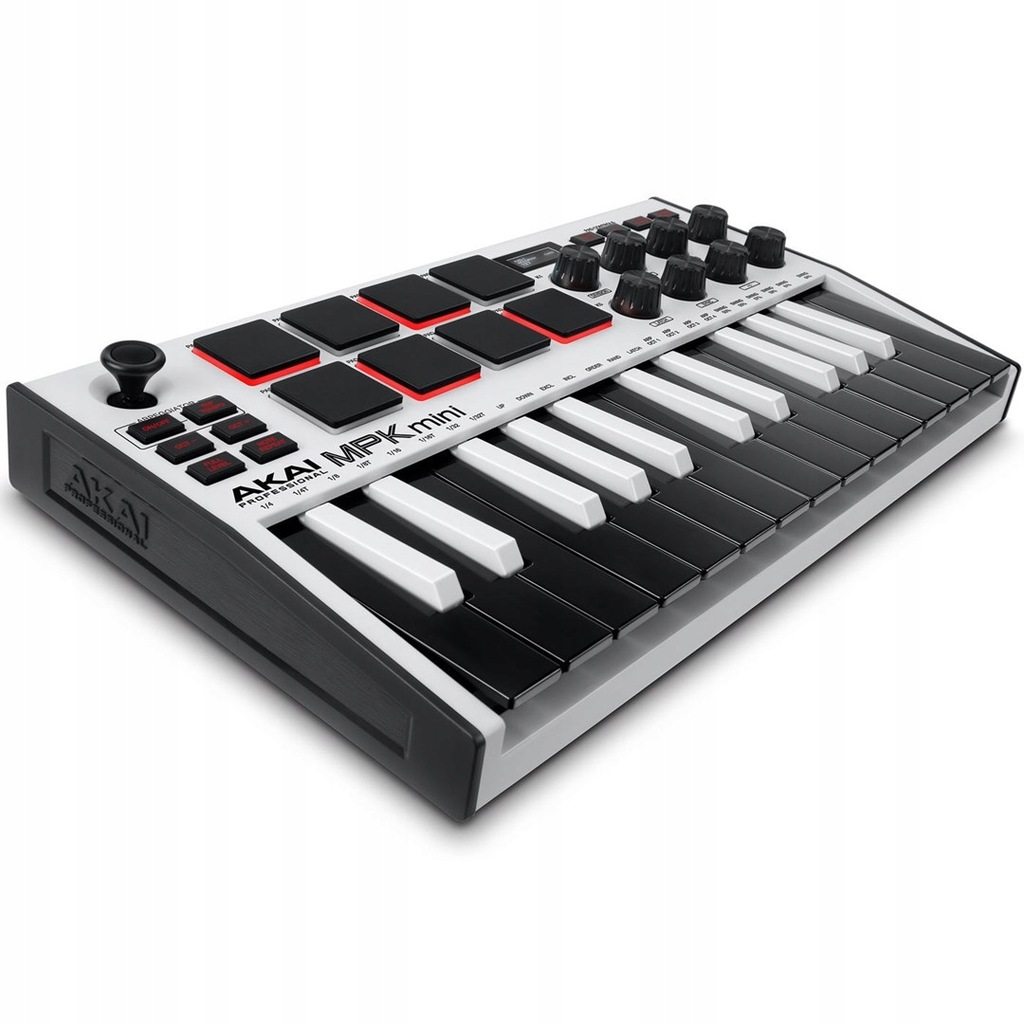 AKAI MPK MINI 3 WHITE - Mini klawiatura sterująca