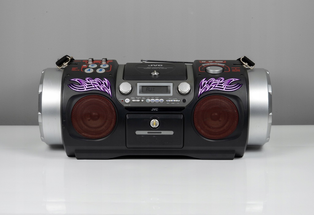 POTĘŻNY Boombox JVC RV-DP200 - TOPOWY MODEL - 11420290646 - oficjalne