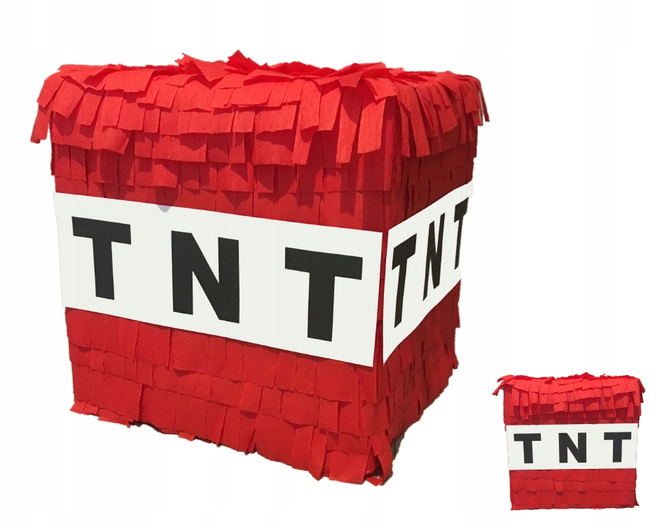 PINIATA jak TNT minecraft pinata