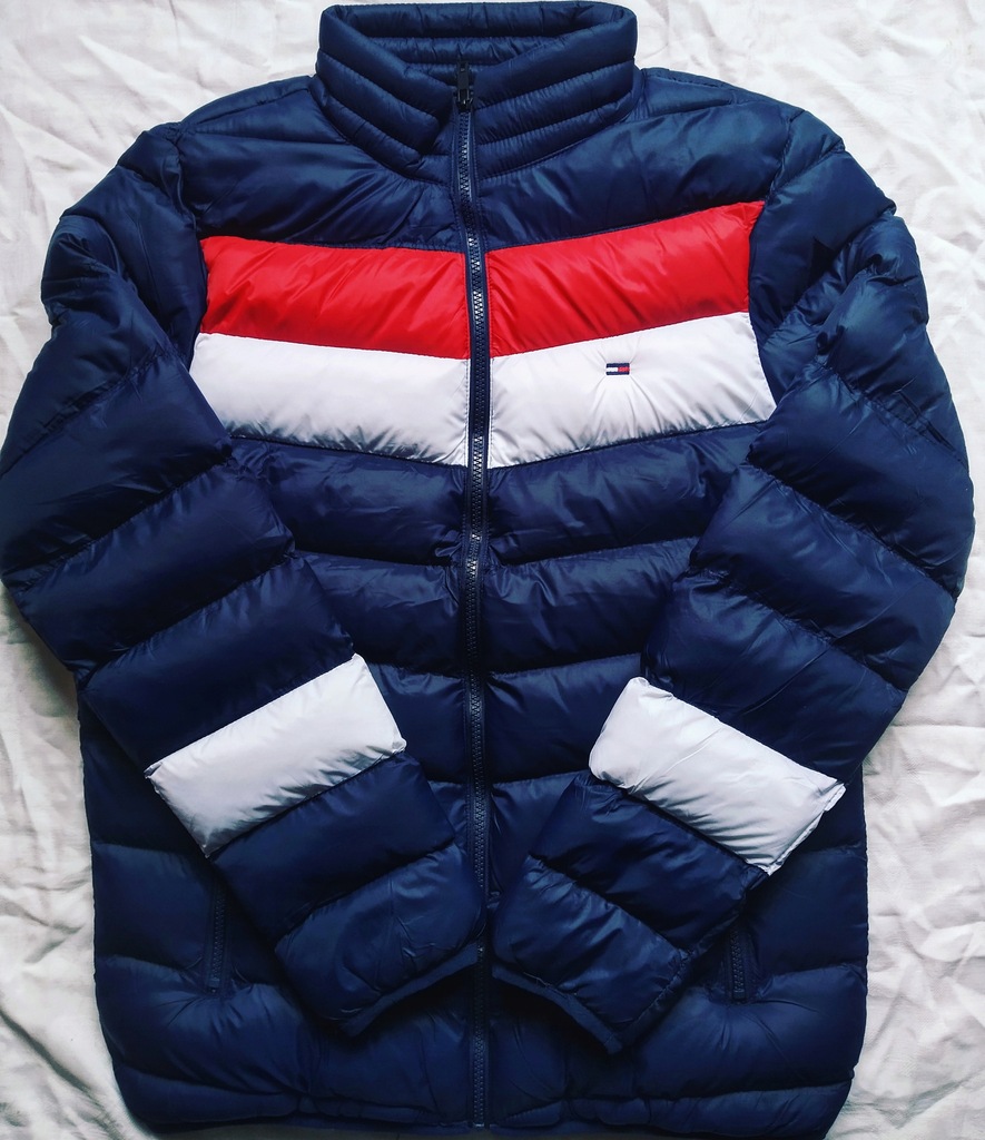 Kurtka Puchowa ##Tommy Hilfiger r.M granatowa