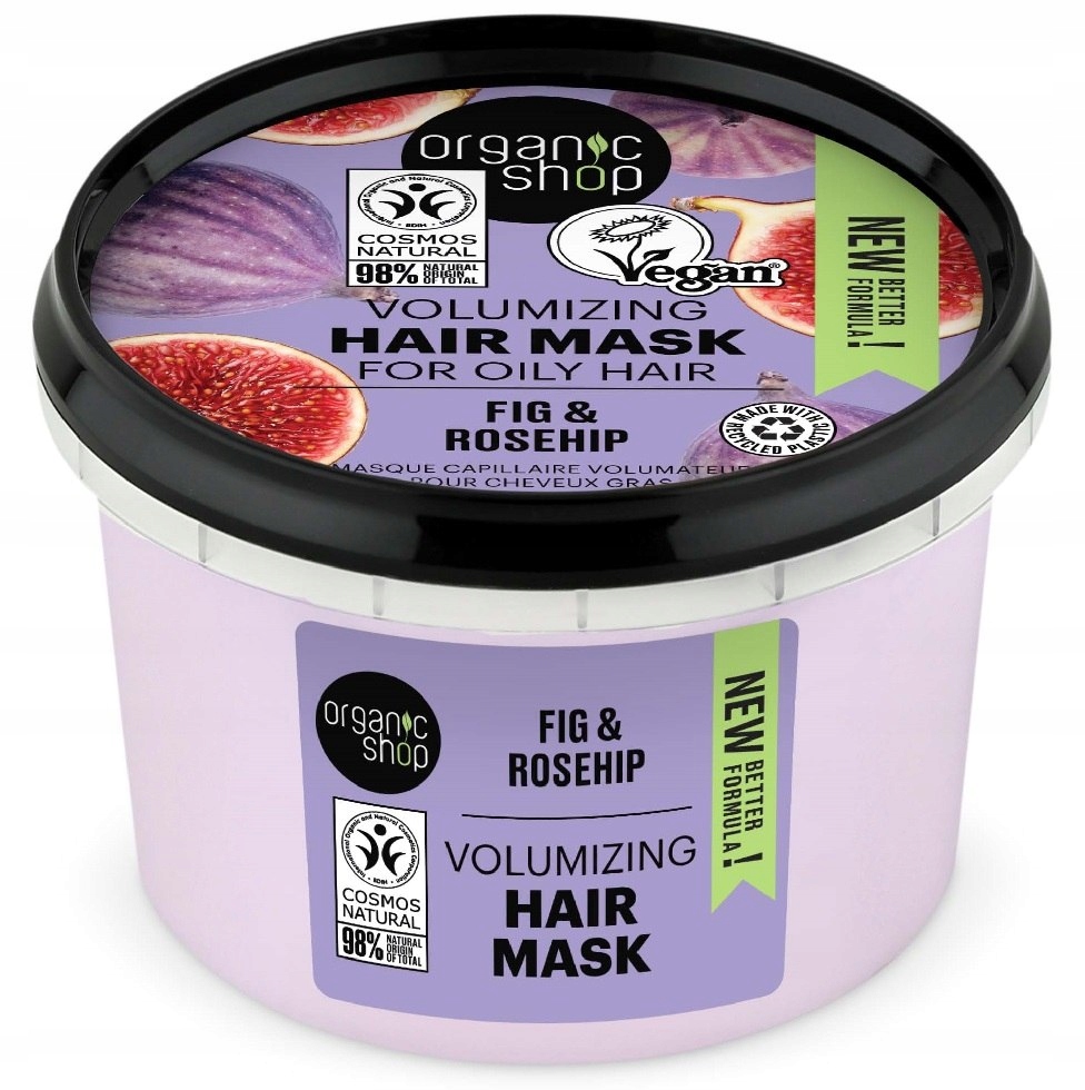 Organic Shop Express Shine Hair Mask pielęgnująca maska do włosów Fig Almon