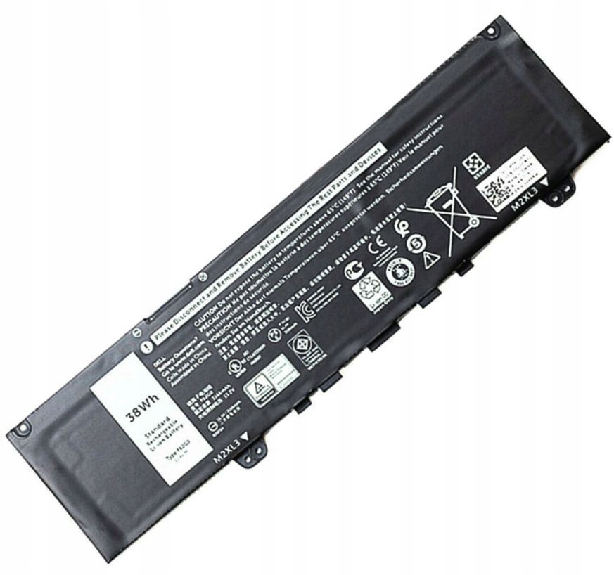 Dell Battery, 38WHR, 3 Cell,