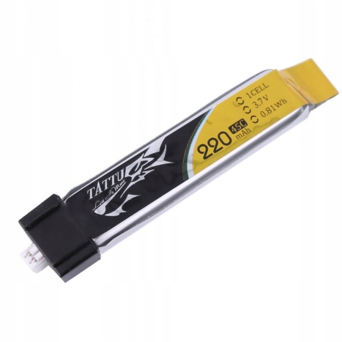 220mAh 3.7V 45C TATTU Gens Ace Molex (E-Flite/Blad