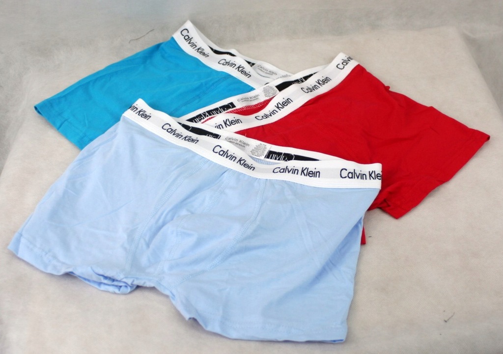 Bokserki męskie majtki Calvin Klein 3 szt XL