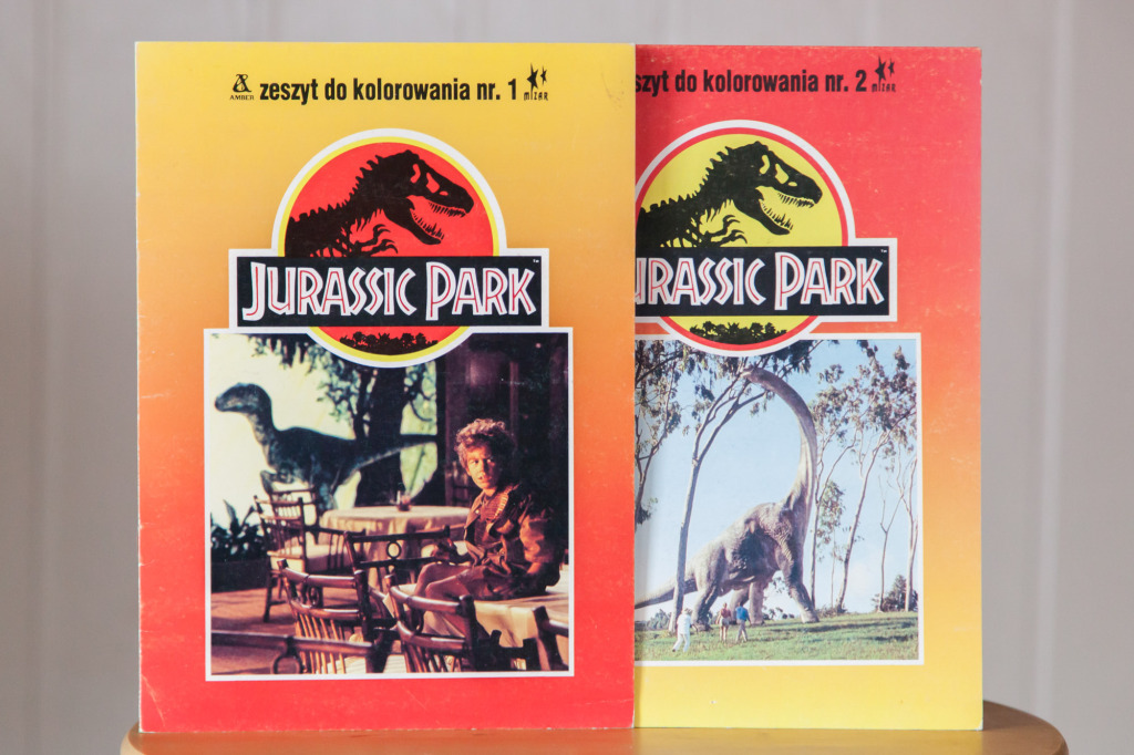 Zeszyt do kolorowania Jurassic Park nr 1 i 2